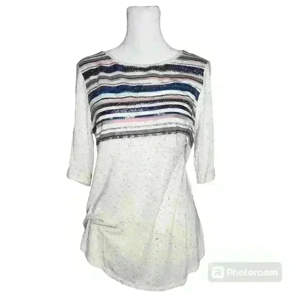 Apt. 9 Women's blouse 3/4 length sleeve size small